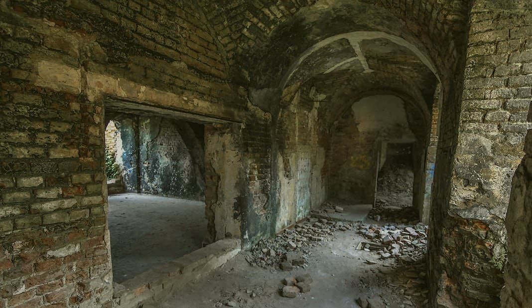Brest. Ruins of the Bernardine Monastery.