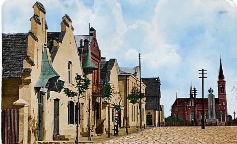 Паставы. Дамы рамеснікаў 18-га стагоддзя.