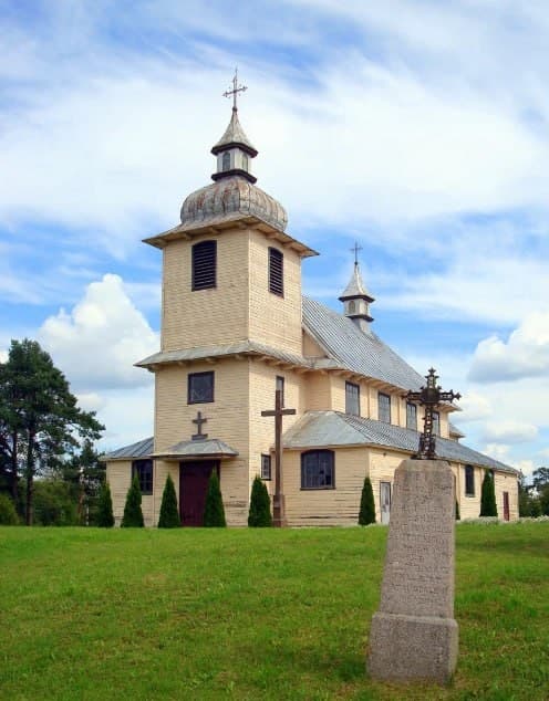 Dalyokie. The Catholic church of St. Stanislaus.
