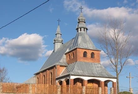 Mezhany. Blessed Virgin Mary of the Angels catholic church.