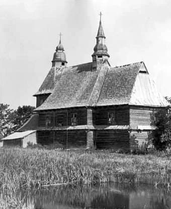 Mezhany. Blessed Virgin Mary of the Angels catholic church.