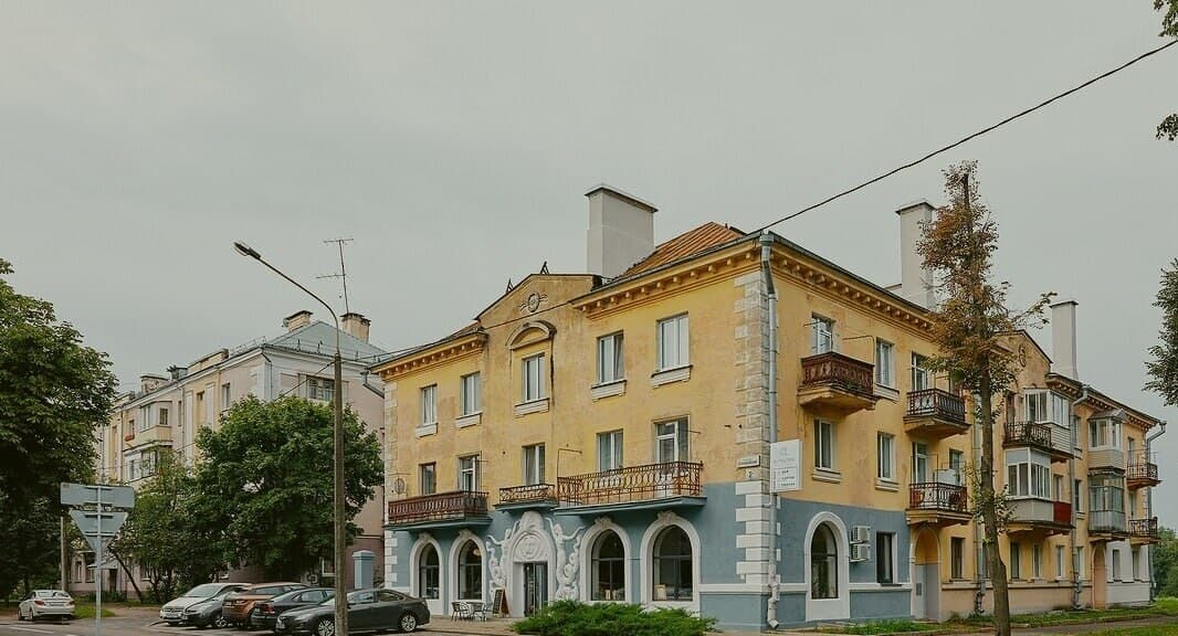 Minsk. The famous "House with mermaids".
